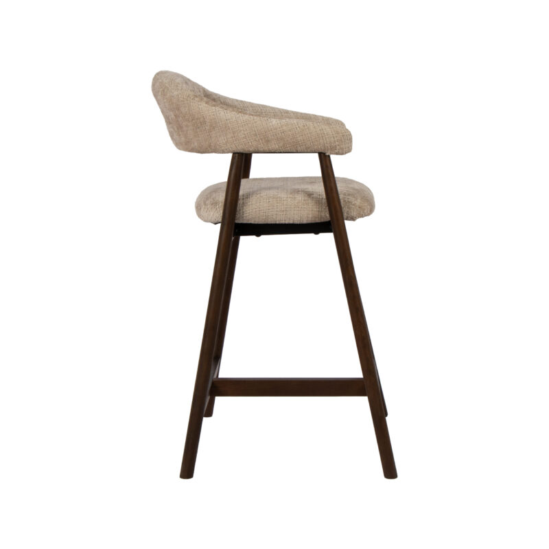 LABEL51 Barkruk Maren - Beige - Cremona - Laag Cremona