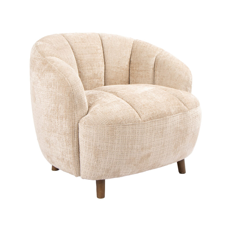 LABEL51 Fauteuil Vera - Beige - Cremona - One Size Vera