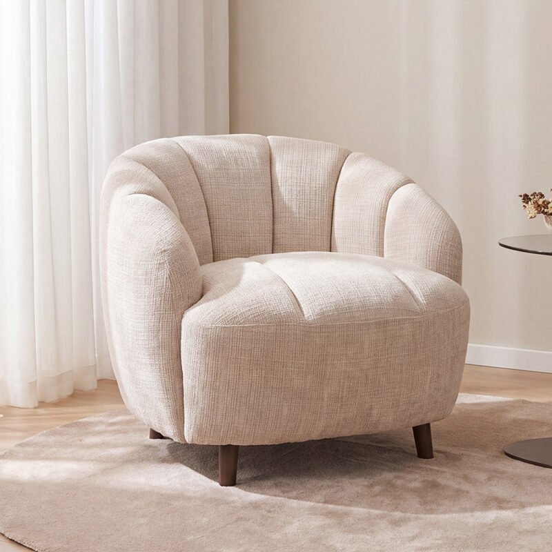 LABEL51 Fauteuil Vera - Naturel - Cremona - One Size