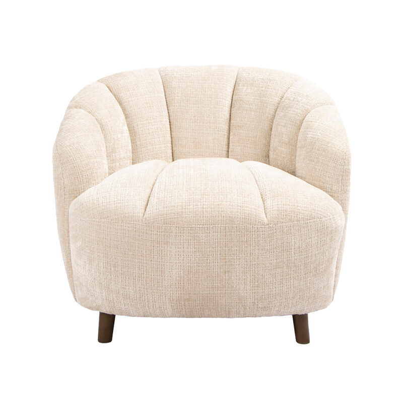 LABEL51 Fauteuil Vera - Naturel - Cremona - One Size Cremona
