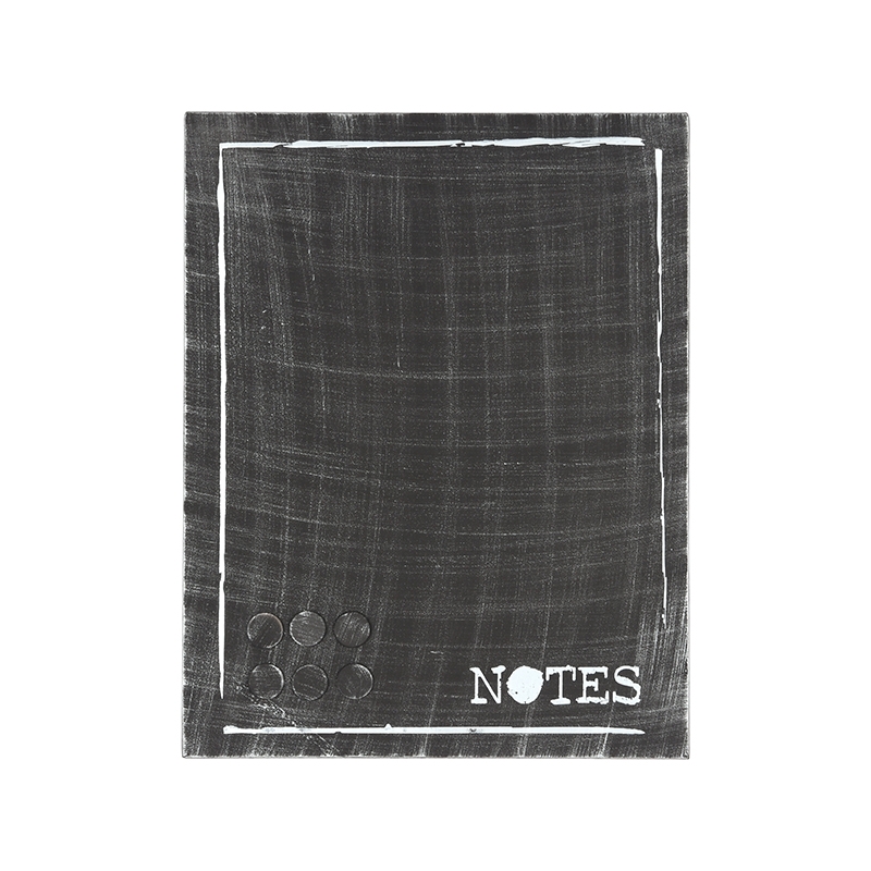 LABEL51 Wanddecoratie Memobord - Antiek Zwart - Metaal - One Size