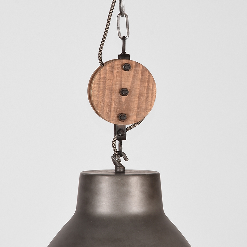 LABEL51 Hanglampen Dock - Burned Steel - Metaal Metaal