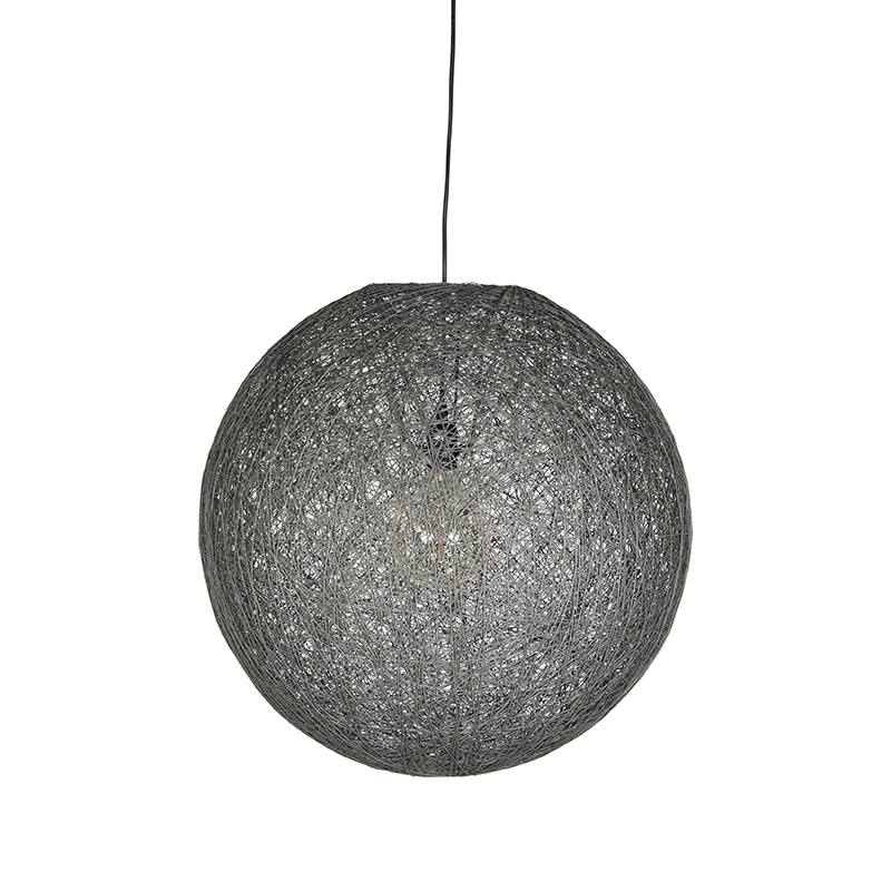 LABEL51 Hanglamp Twist - Grijs - Vlas - L Twist