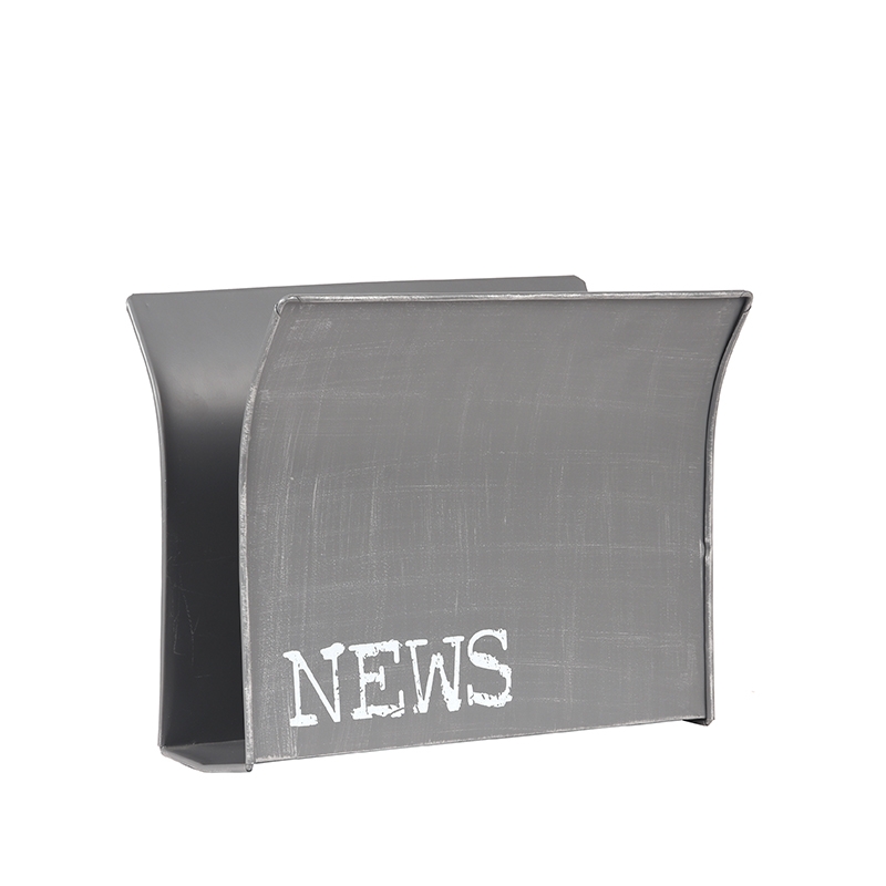 LABEL51 Magazinehouder - Antiek Grijs - Metaal - One Size