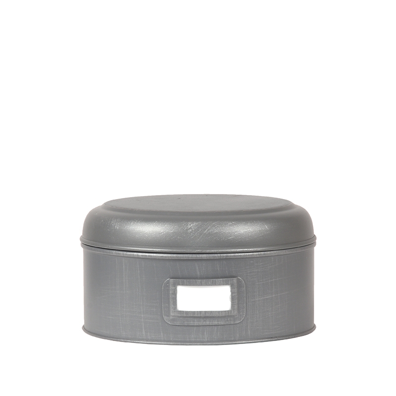 LABEL51 Box - Antiek Grijs - Metaal - L