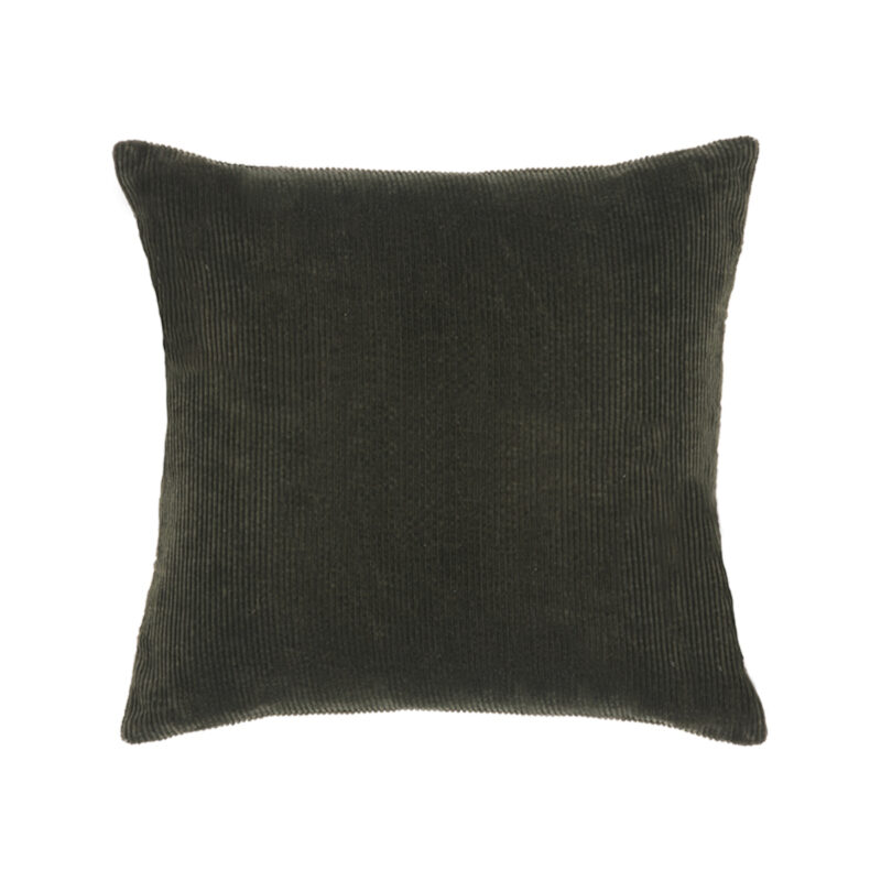 LABEL51 Sierkussen Rib - Army - Katoen - 45x45 cm