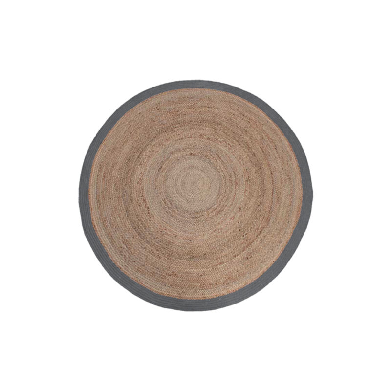LABEL51 Vloerkleden Jute - Naturel - Jute - 90x90 cm - Rond