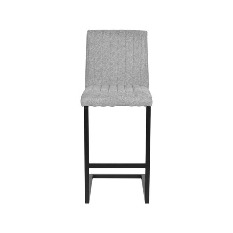 LABEL51 Barkruk Milo - Zinc - Weave - Laag Weave