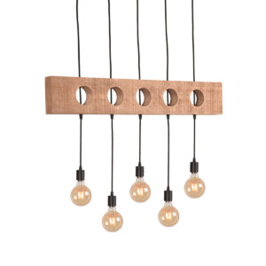 LABEL51 Hanglamp Timber - Zwart - Metaal - SALE