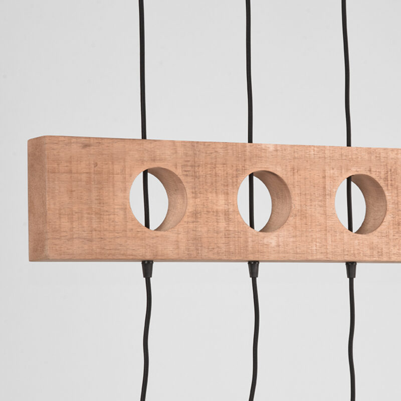 LABEL51 Hanglamp Timber - Zwart - Metaal - SALE Metaal