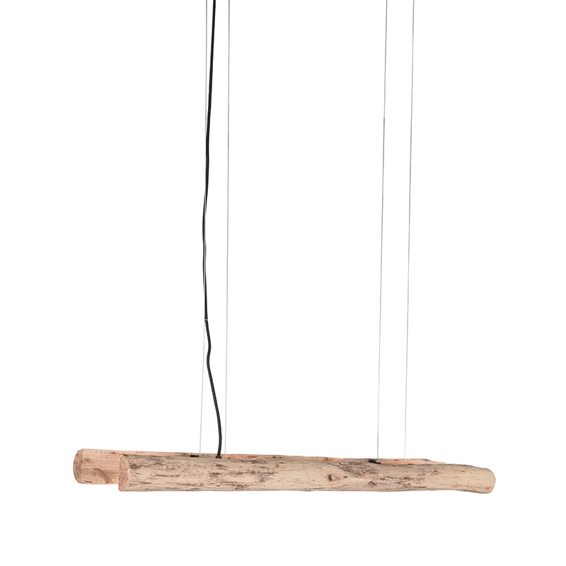 LABEL51 Hanglamp Woody - Naturel - Hout - 4-Lichts Woody