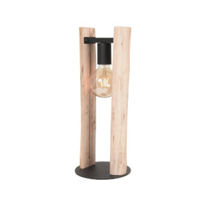 LABEL51 Tafellamp Woody - Naturel - Hout - One Size