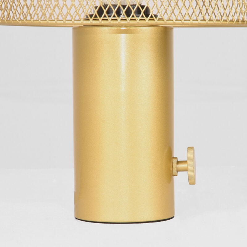 LABEL51 Tafellamp Fungo - Goud - Metaal - 1-Lichts Fungo