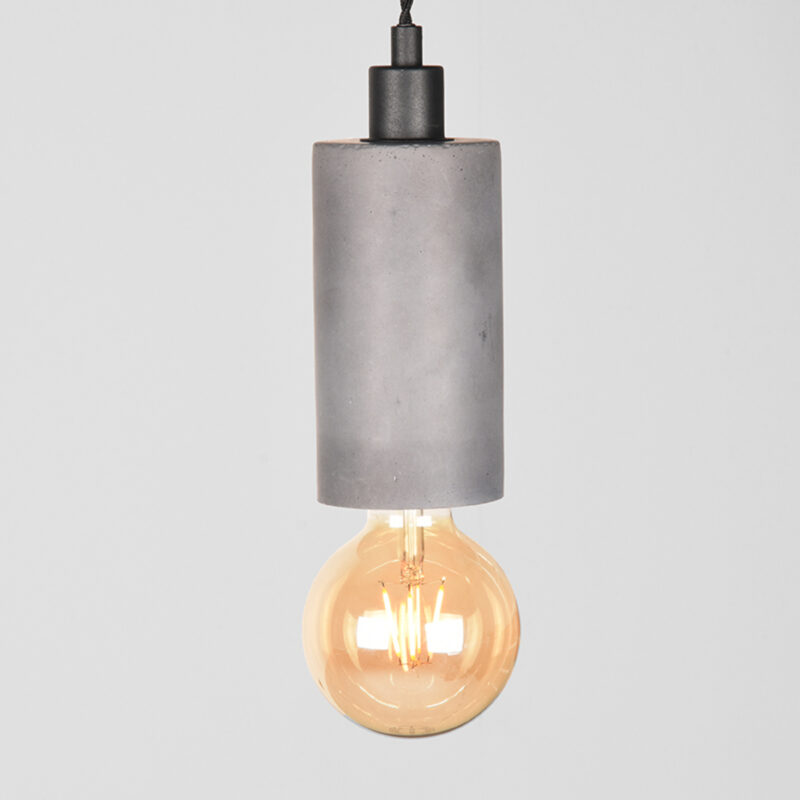LABEL51 Hanglamp Fresco - Beton - Beton - 1-Lichts Beton