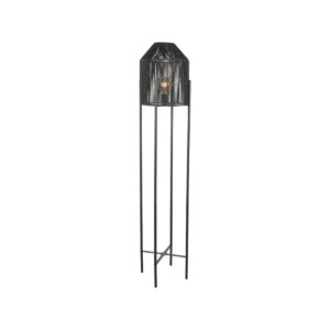 LABEL51 Vloerlamp Ibiza - Zwart - Jute - 1-Lichts