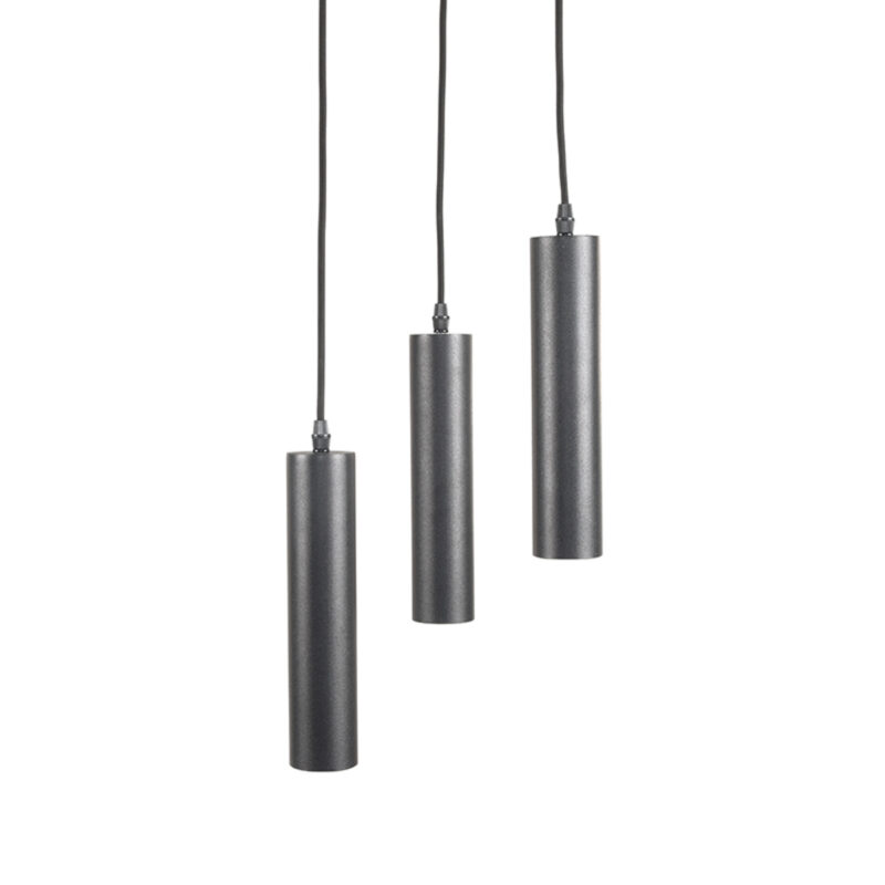 LABEL51 Hanglamp Ferroli - Zwart - Metaal - 3-lichts Ferroli