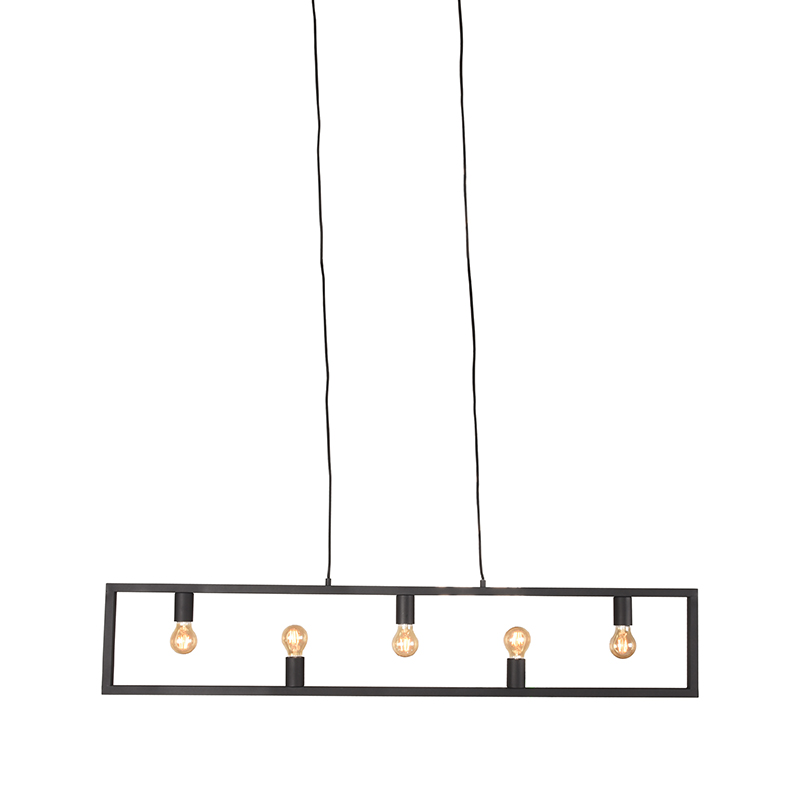 LABEL51 Hanglamp Quadrato - Zwart - Metaal - Hanglamp Quadrato