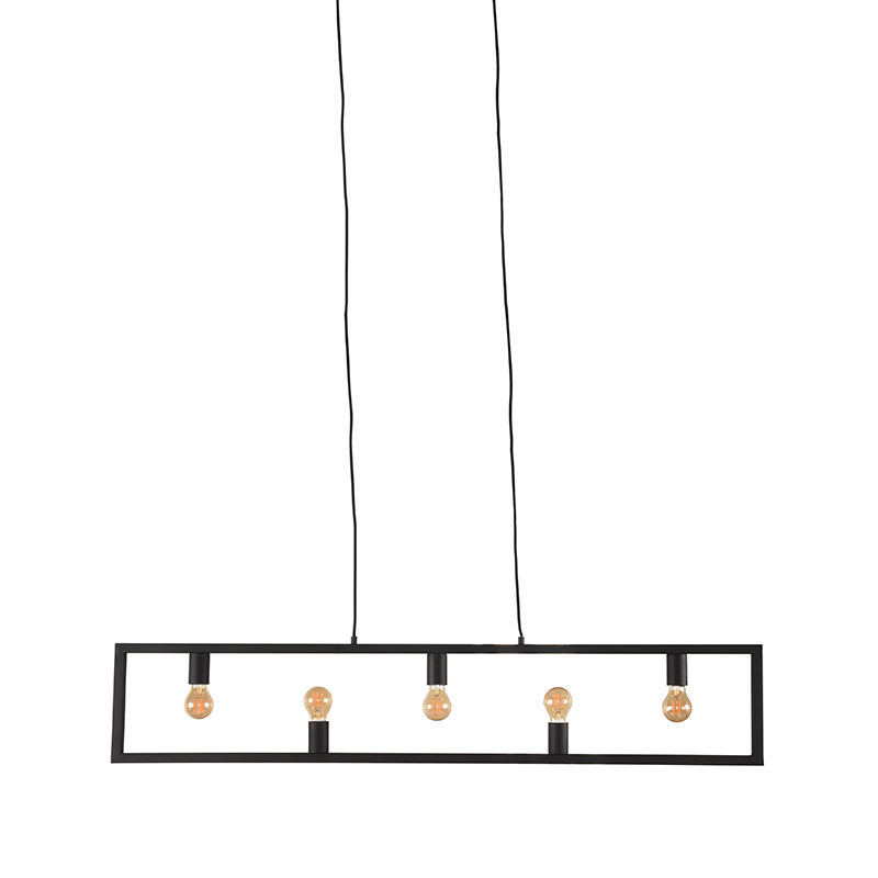 LABEL51 Hanglamp Quadrato - Zwart - Metaal - Hanglamp Metaal