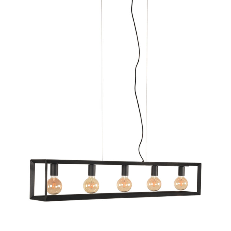 LABEL51 Hanglamp Tetto - Zwart - Metaal - 5-Lichts Tetto