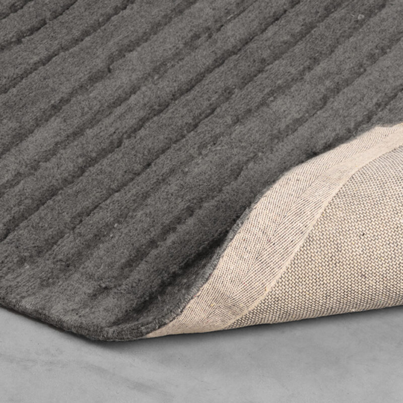LABEL51 Vloerkleden Luxy - Antraciet - Wol - 200x300 cm Wol