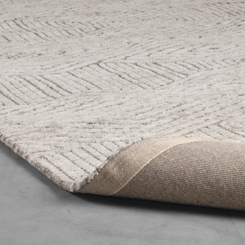 LABEL51 Vloerkleden Cosy - Grijs - Polyester - 200x300 cm Polyester