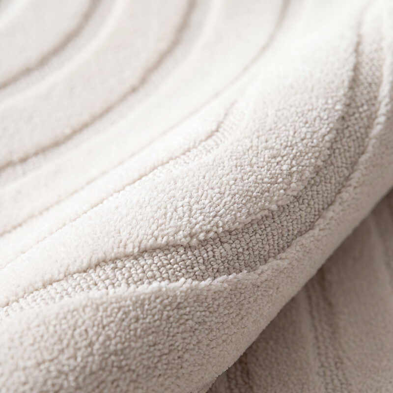 LABEL51 Vloerkleden Agra - Ivoor - Polyester - 200x200 cm - Rond Polyester