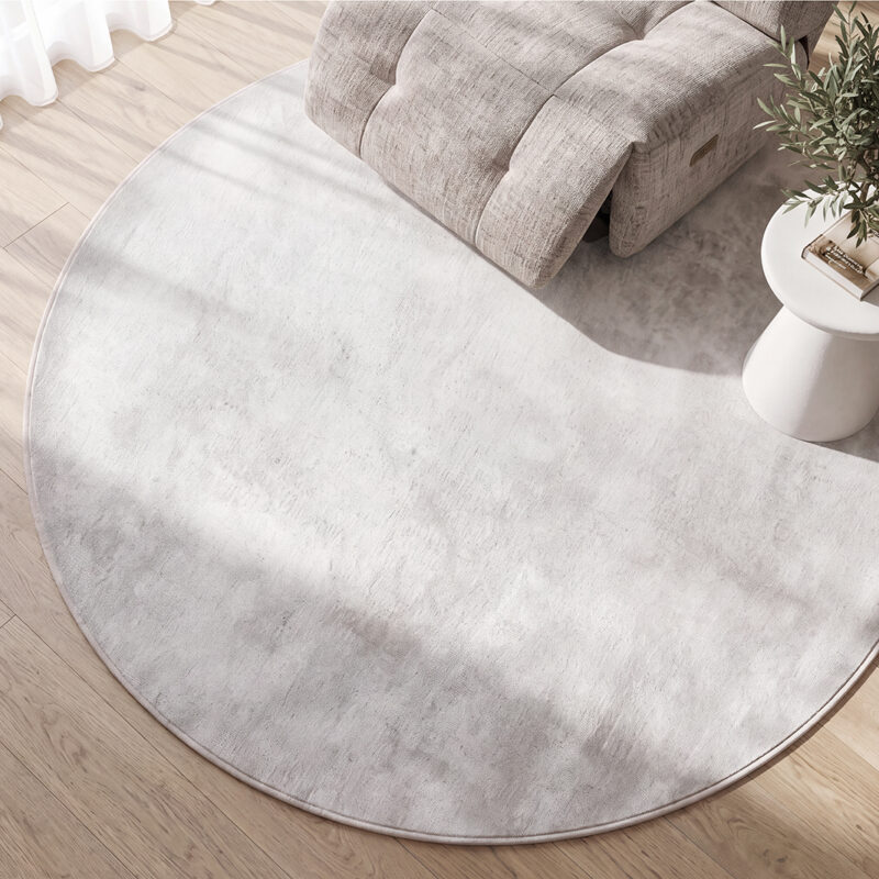 LABEL51 Vloerkleden Mila - Ivoor - Polyester - 200x200 cm - Rond