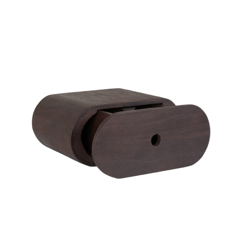 LABEL51 Wandplanken Rise - Espresso - Mangohout - 45 cm Mangohout