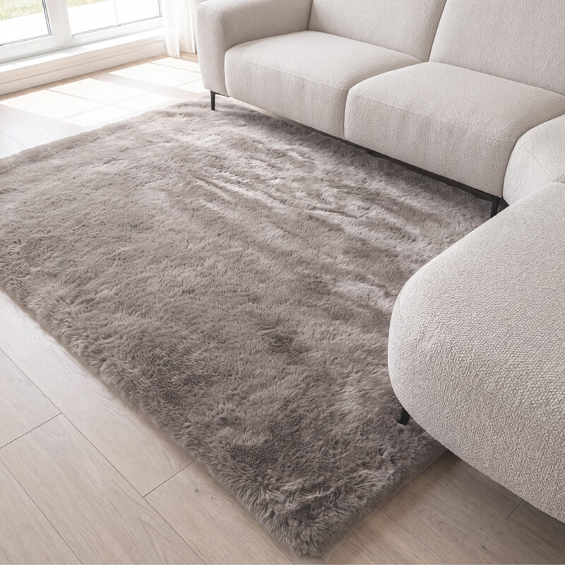 LABEL51 Vloerkleden Indy - Taupe - Polyester - 160x230 cm