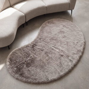 LABEL51 Vloerkleden Indy - Taupe - Polyester - 160x230 cm - Organisch
