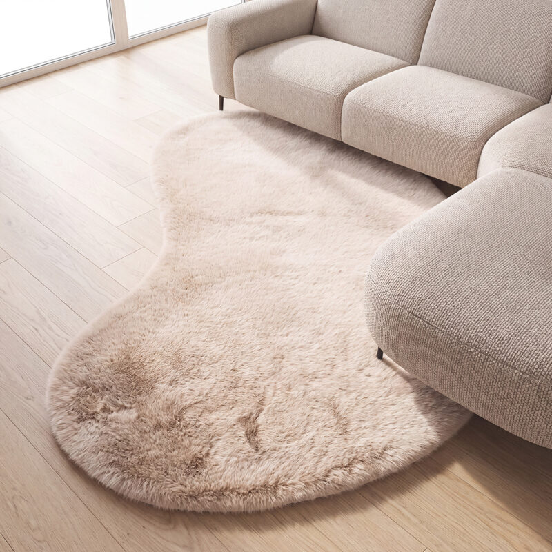LABEL51 Vloerkleden Indy - Beige - Polyester - 160x230 cm - Organisch
