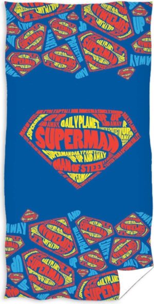 Superman Handdoek - 70 x 140 cm - Katoen
